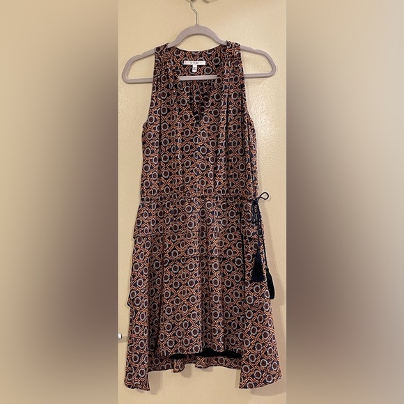 10 CROSBY DEREK LAM NWOT Silk Medallion Floral Dress - Picture 6 of 10